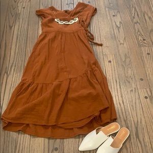 Target burnt orange dress